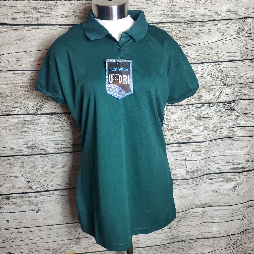 Premium Authentic Sportswear Green Schoolwear & Uniforms Polo XL.Pit to pit ap